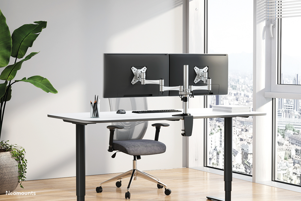Neomounts FPMA-D1330DSILVER Support d'écran à fixer 10-27"